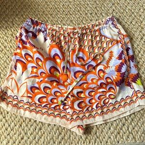 Zara Satin Pucci Inspired Shorts